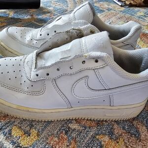 Nike White and Gray Sneakers